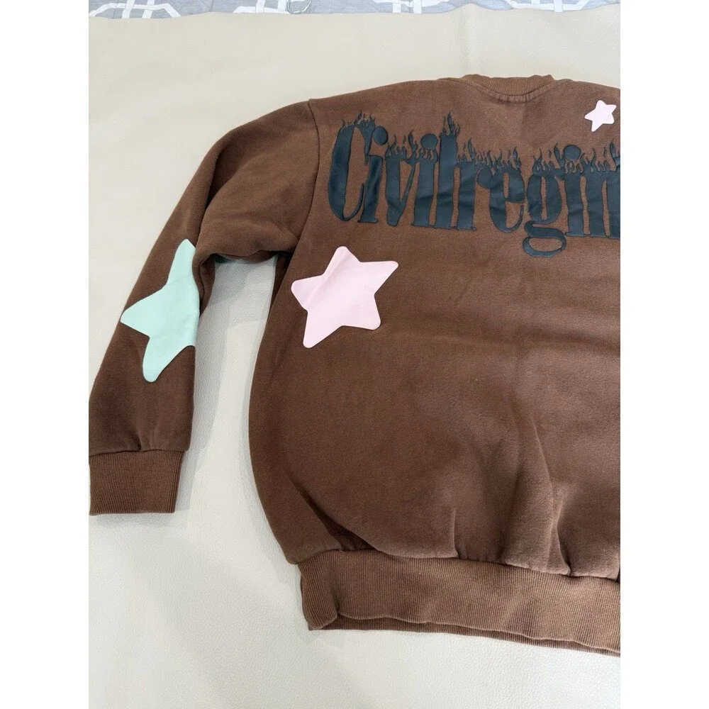 Civil Regime Powerpuff Girls Brown Mojo Jojo Hoodie Unisex Size Medium - Picture 8 of 9